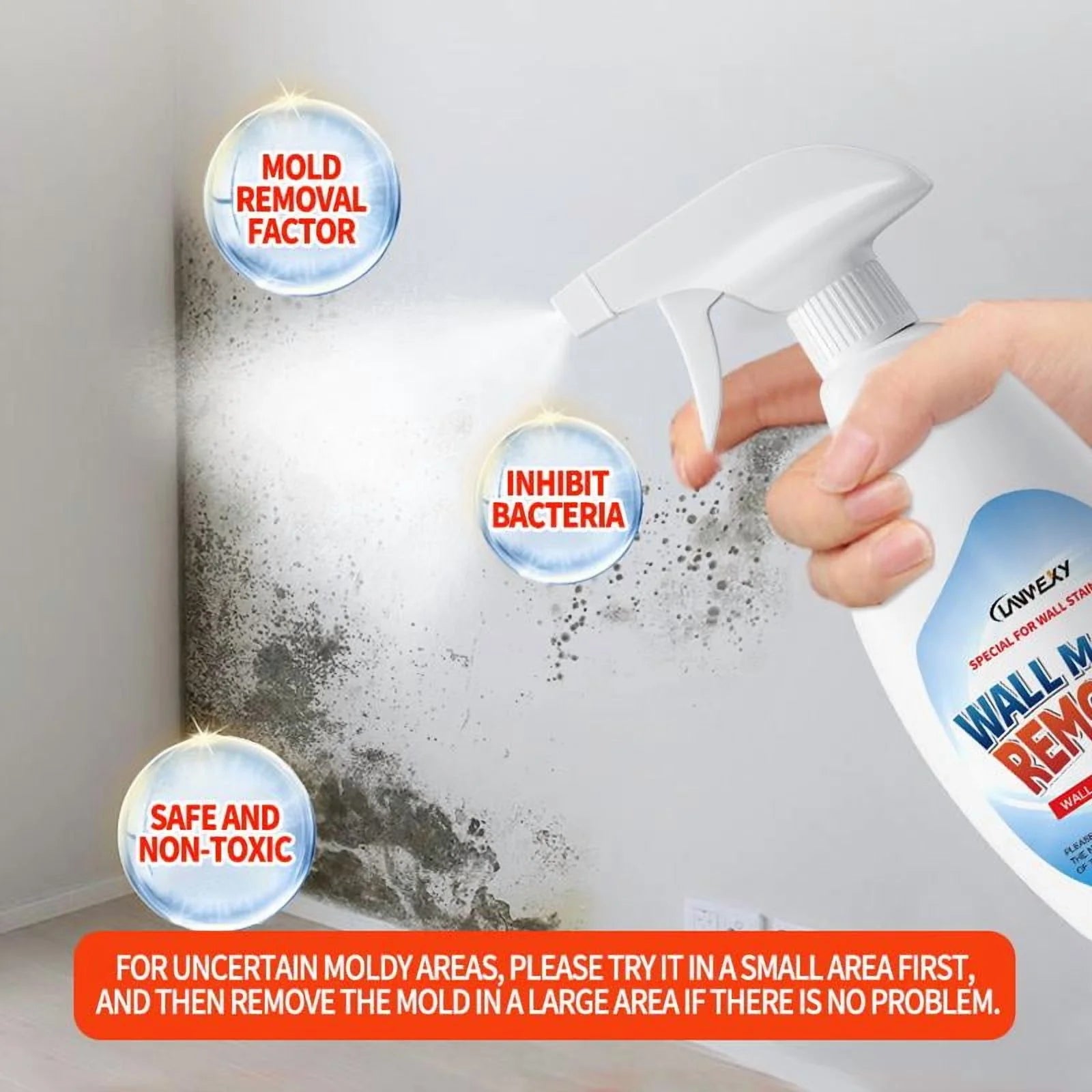 Highly Effective Mold Removal Spray - Prevents Mold Regrowth