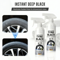 Plastic & Rubber Tyre Black Spray | Instantly Gives Shine | BUY 1 GET 1 FREE